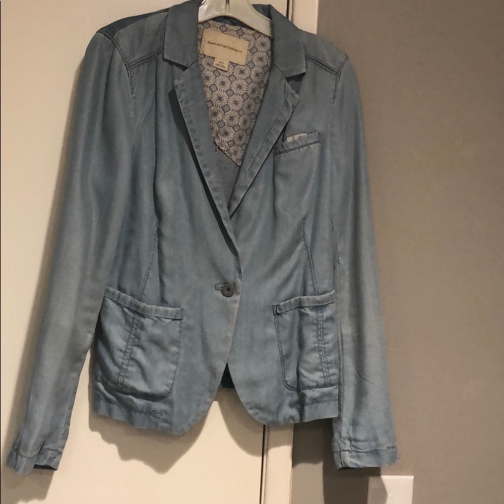 Denim blazer